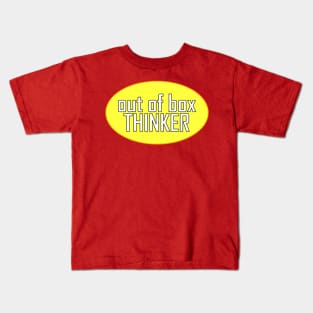 OUT OF BOX THINKER Kids T-Shirt